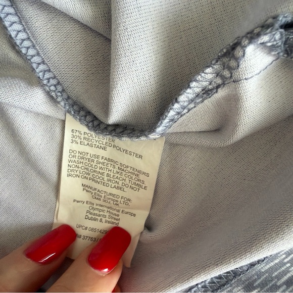 Ben Hogan Performance Golf  Polo Short Sleeve XL X-Large Polo Collar Grey/White - Picture 6 of 9